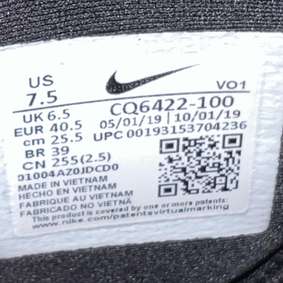 Nike Air Zoom UNVRS slip on multi gender basketball Shoe men’s 7.5 women’s 9 - Picture 6 of 9